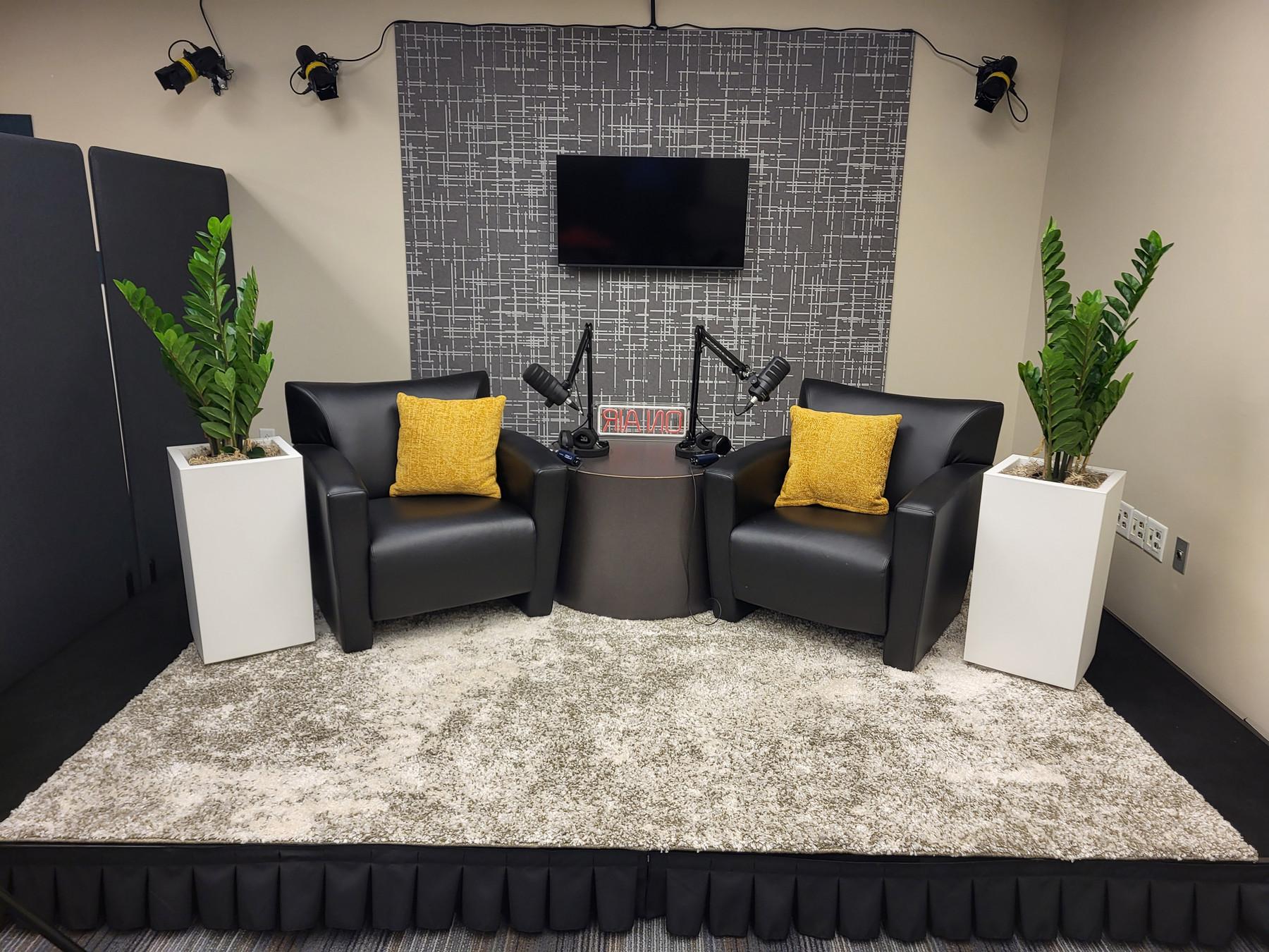 Podcast Studio Chair Set